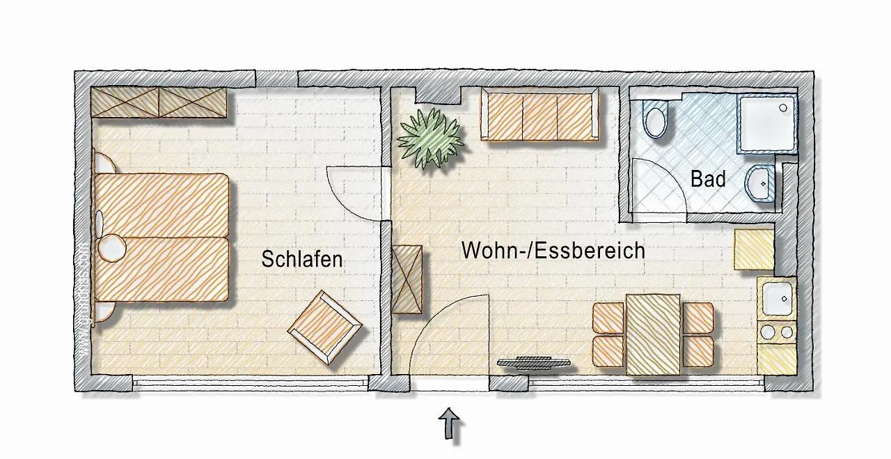 דירה נירנברג 2-Zimmer-Appartment In Top-City-Lage Mit Parken Und Klimaanlage